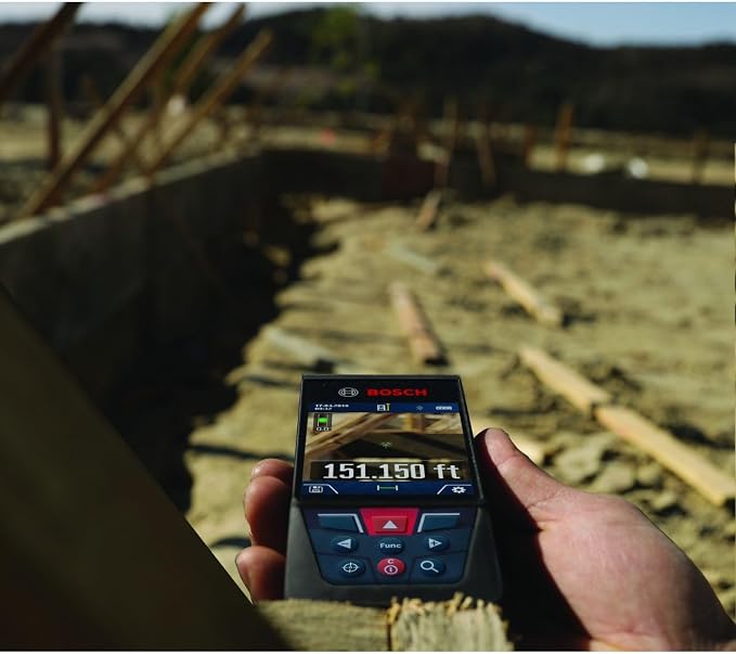 BOSCH GLM400C 400 Ft Blaze Outdoor Connected Laser Measure - Image 8