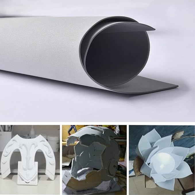 Grey EVA Foam Cosplay, 1 Piece of 2mm Craft Foam, Cosplay Foam - Image 4