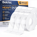 Double Sided Tape Heavy Duty, Picture Hanging Adhesive Strips) by Bekhic