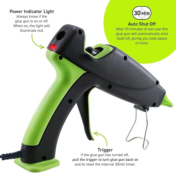 Ultra Series 100 Watt Dual Temperature Full Size Hot Glue Gun - Image 2