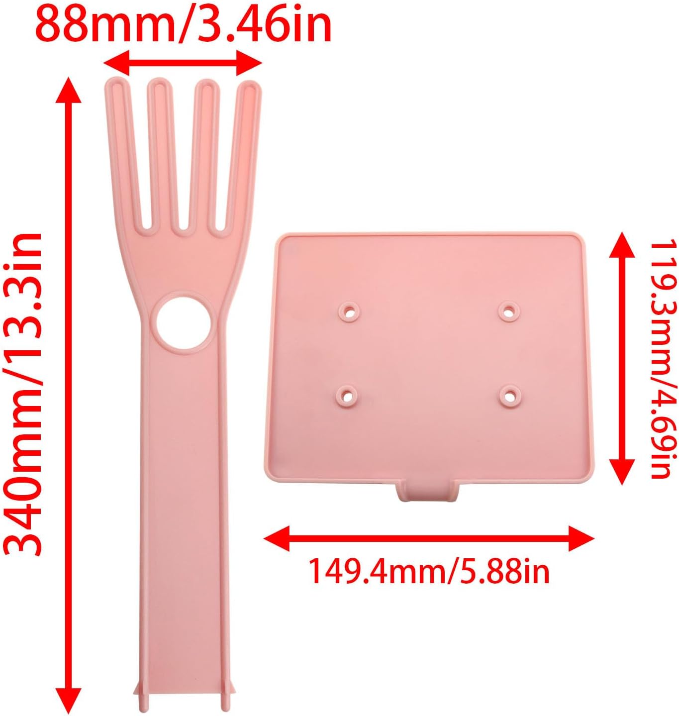 Pink Glove Holder 15x12x34cm Multifunctional Rubber Glove Drainer Towel Storage Rack Drying Rack Creative Kitchen Tools 1PCS