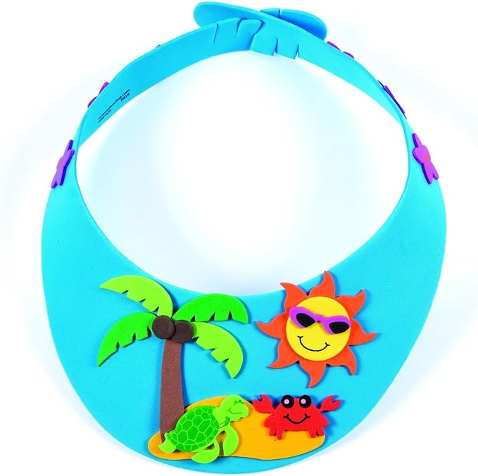 Fun Express Tropical Foam Visor Craft Kit - Image 4