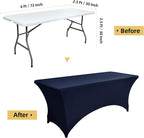 10-Pack 6ft Spandex Table Covers - Image 7