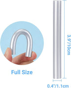 72 Pack 0.43x4 Metallic Silver Hot Glue Sticks Bulk, Hot Melt Glue Sticks - Image 4