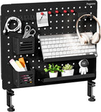 PEGZONE Clamp on Desk Pegboard, 20.4" x 16.5", by Pegzone