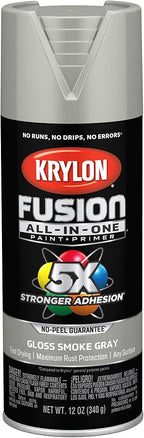 Krylon Fusion All-In-One Gloss Spray Paint & Primer, Smoke Gray by Krylon%C2%AE