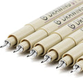 Muchcute Extra Fine Point Writing Pens:6 Black 0.25mm Ultra Thin Micron Pen 01 by Muchcute