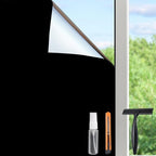 HIDBEA Mirror Blackout Window Film, 100% Light Blocking Room Darkening Window by HIDBEAWindowFilm