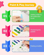 TECJOE 3 Pack Paint with Water Coloring Books - Image 6