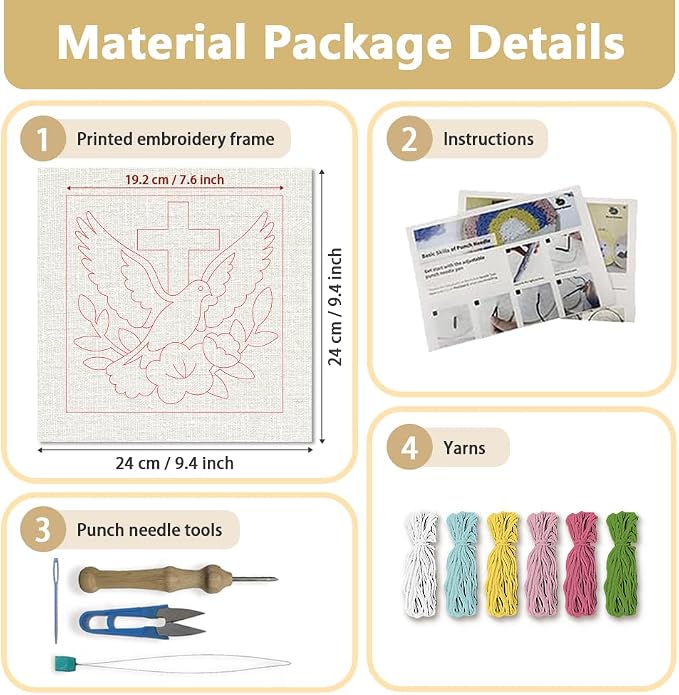 DOODLREAM Peace Dove Needle Kit - Image 2