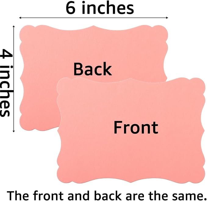 50 Pack Blank Kraft Greeting Cards, 5 Colors, 4x6IN | Thick Cardstock Paper - Image 2
