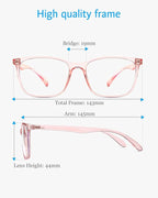 ANRRI Blue Light Blocking Computer Glasses Women Anti Eyestrain UV Filter Lens - Image 5