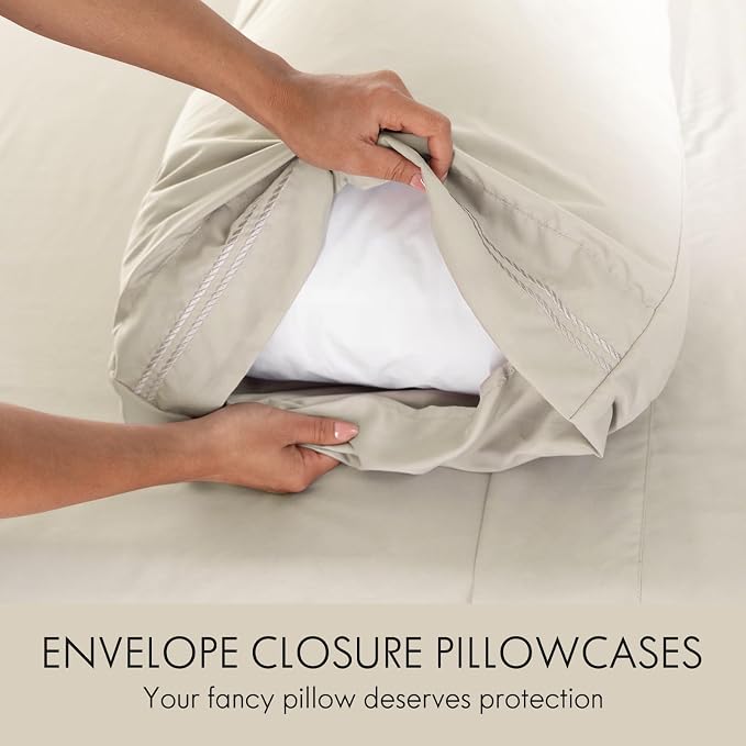 ClevaHome King Size Sheet Set - Image 3