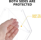 BENECREAT 6Pcs Mixed Sizes Hexagon Quilting Template Transparent Pressure Plate - Image 4