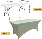 10-Pack 6ft Spandex Table Covers - Image 7