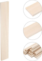 MECCANIXITY 6pcs Wood Sticks, 3/8"x 2.2" x 15" Rectangle Wooden Cube Wood - Image 3