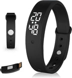 Vibrating Alarm Wristband Deaf People Watch Band Fit Sleeps Rise Silent Shock by Unknown