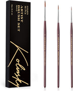 Golden Maple Kolinsky Sable Miniature Paint Brushes, Professional Detail Paint by goldenmaple