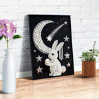 Rabbit Pearl Diamond Art Kits For Adults, Diamond Painting Kit, 12 X 16 Inch - Image 2