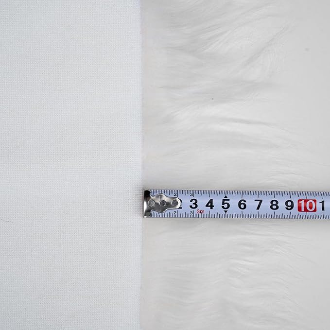 White Faux Fur Fabric by The Yard - Image 5