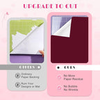 Tintnut Rouge Permanent Vinyl 8 Sheets 12''x10'' Adhesive Vinyl | Solid color - Image 4