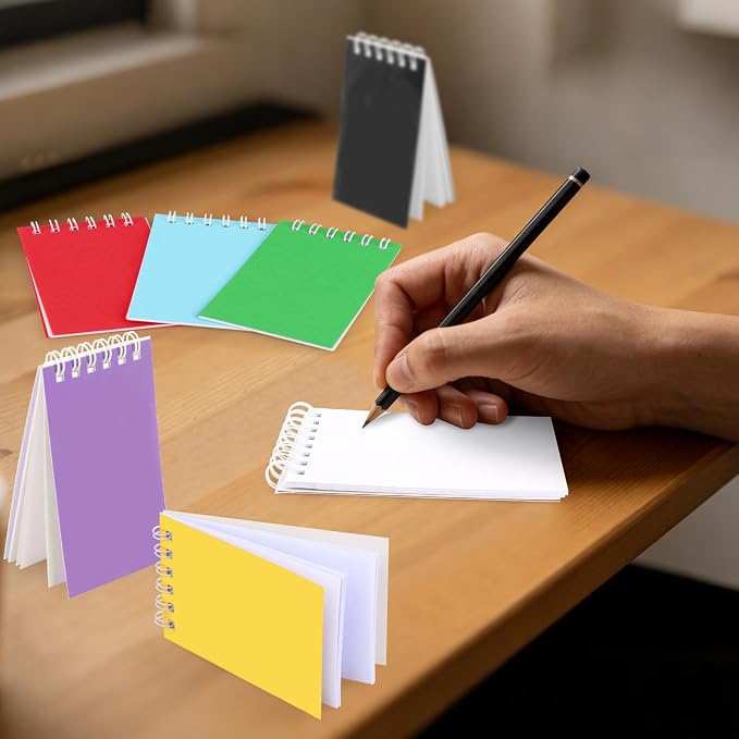 24 Pack Mini Notebooks for Kids Small Spiral Journal Notepads Party Favor | - Image 5