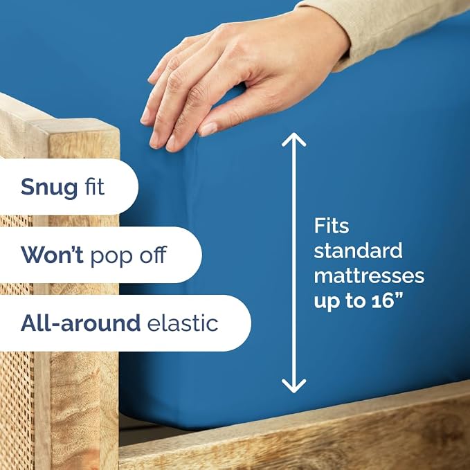 Queen Fitted Bed Sheet - Image 3