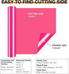HTVRONT Heat Transfer Vinyl Neon Pink HTV Rolls, Heat Transfer Vinyl - Image 6