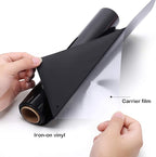 SOMOLUX HTV Matte Black Iron on Vinyl Compatible - Image 3