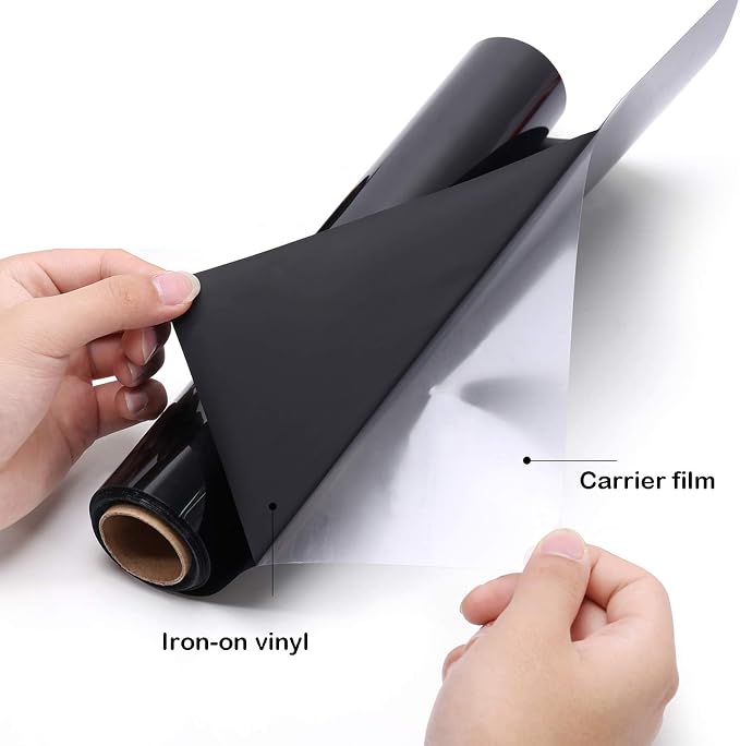 SOMOLUX HTV Matte Black Iron on Vinyl Compatible - Image 3