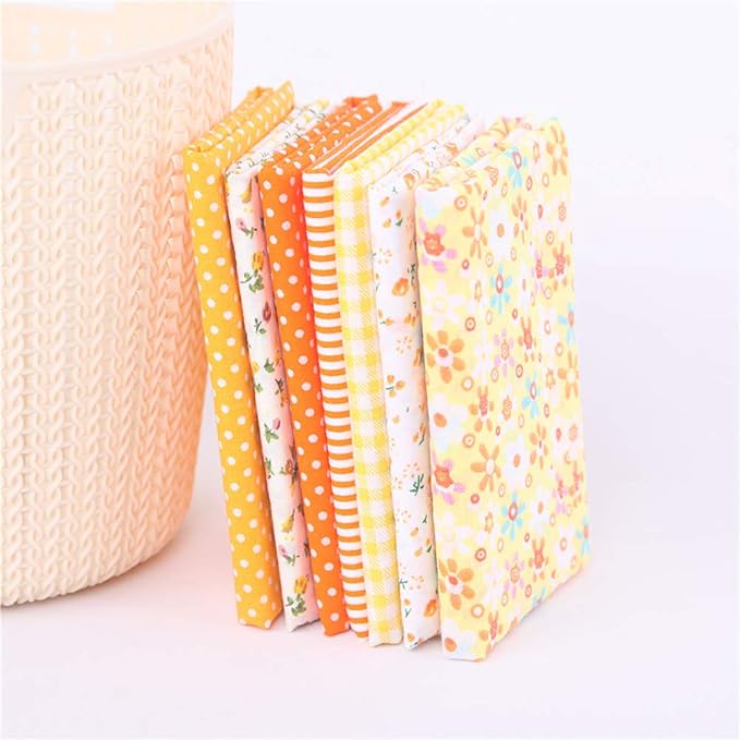 AUEAR, 35 Pack Cotton Print Fabric Bundle Squares 9.8"x9.8" Quilting Sewing - Image 3