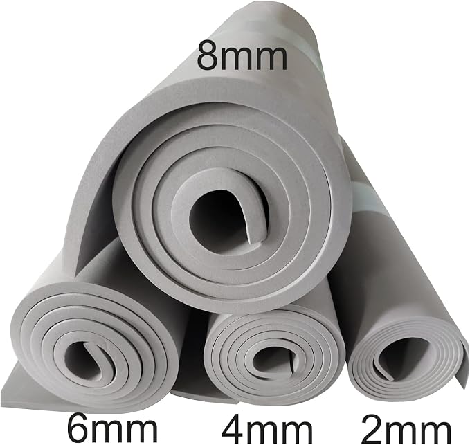 Labzhang Grey EVA Foam Cosplay, 1 Piece of 4mm Craft Foam, Cosplay Foam - Image 3