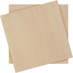 20 PCS 6x6 Inch Basswood Sheets, 1/4 Thick Unfinished Plywood Sheet, Wooden - Image 4