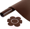 Tintnut Brown Derby Puff Heat Transfer Vinyl Roll, easy cut & weed, stretch by Tintnut