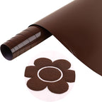 Tintnut Brown Derby Puff Heat Transfer Vinyl Roll, easy cut & weed, stretch by Tintnut