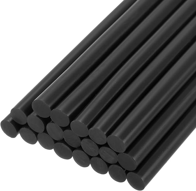 uxcell 20pcs Hot Glue Sticks for Glue Gun 7mm/0.27-inch x 8-inch Mini Hot Melt by uxcell