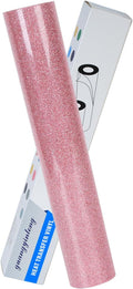 guangyintong Heat Transfer Vinyl Glitter Pink HTV Rolls, Glitter HTV Vinyl by guangyintong