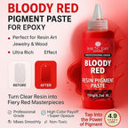 Bloody Red Epoxy Resin Pigment Paste XL – Opaque Epoxy Dye & High Concentration - Image 3
