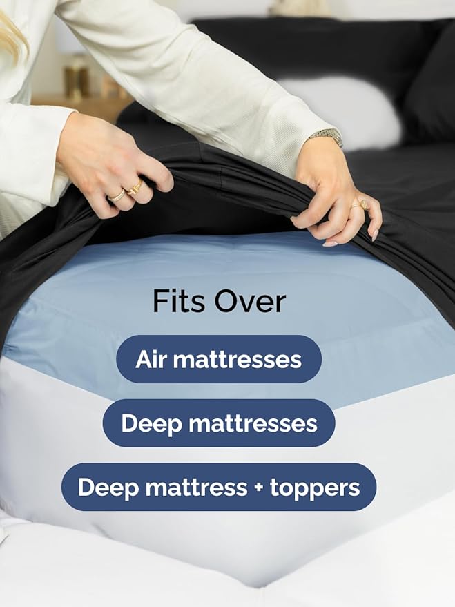 Extra Deep Twin Fitted Sheet - Image 6