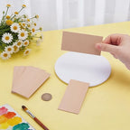 OLYCRAFT 6Pcs Unfinished Beech Wood Sheets 2.2mm Thick Unfinished Craft Wood - Image 3