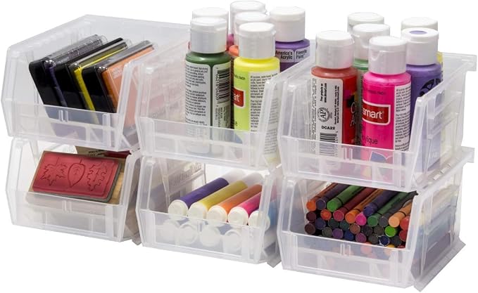 Akro-Mils 30210 AkroBins Plastic Storage Bins, Space-Saving Stackable Bins - Image 8