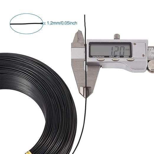 Fashewelry 459 Feet 17 Gauge Aluminum Wire Black Bendable Metal Craft Wire - Image 5