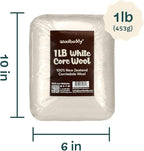 Woolbuddy Core Wool 1lb for Needle Felting, Handmade Wool Roving for Needle - Image 5