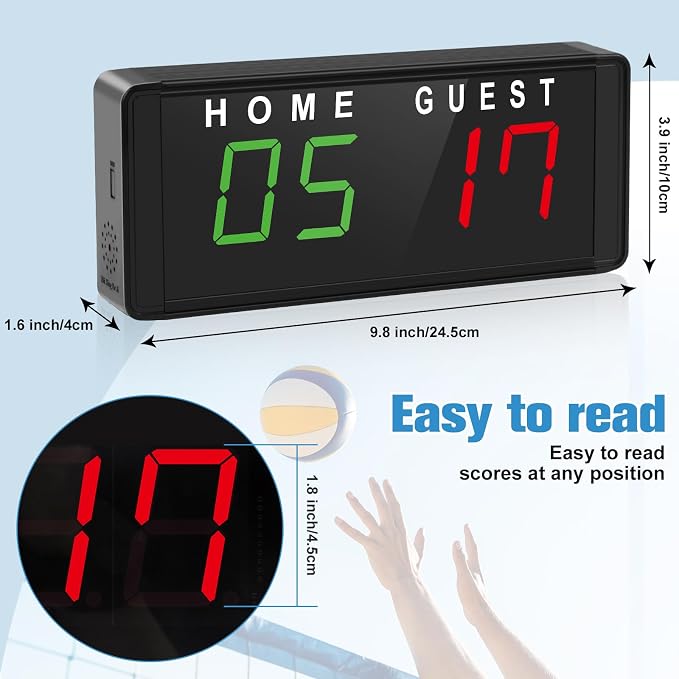 Samshow LED Electronic Scoreboard Digital Score Keeper - Image 2