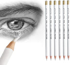 leuapl Eraser Pencils Set for Artists, Wooden Sketch Professional Highlight by leuapl