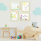 Kids Art Frames, 8.5x11 Front Opening Kids Artwork Frames Changeable, Apricot - Image 5