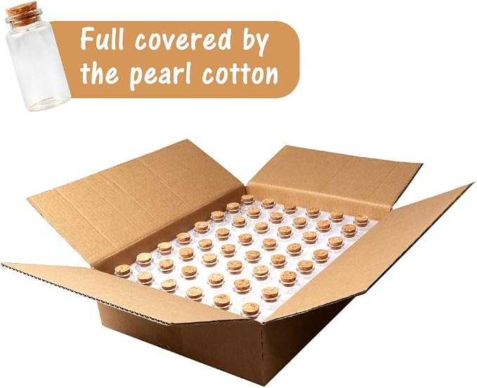 OurWarm 48PCS 25ml Clear Glass Bottles - Image 4
