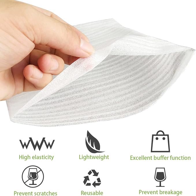 Foam Pouches & Foam Wrap Sheets, 4 Sizes 80 Count Foam Wrap Sheets Cushioning - Image 6