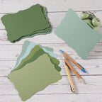 50 Pack Blank Kraft Greeting Cards, 5 Colors, 5x7IN | Thick Cardstock Paper - Image 3