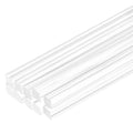 MECCANIXITY 10pcs Acrylic Square Rods 1/16" x 14" Clear Acrylic Dowel Rods by MECCANIXITY